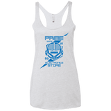 T-Shirts Heather White / X-Small Prime electronics Women's Triblend Racerback Tank