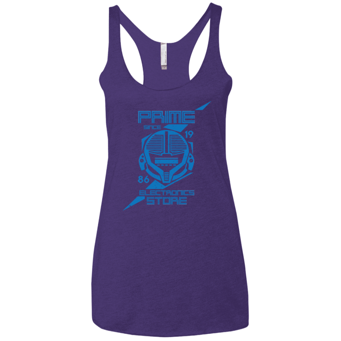 T-Shirts Purple / X-Small Prime electronics Women's Triblend Racerback Tank