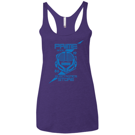 T-Shirts Purple / X-Small Prime electronics Women's Triblend Racerback Tank