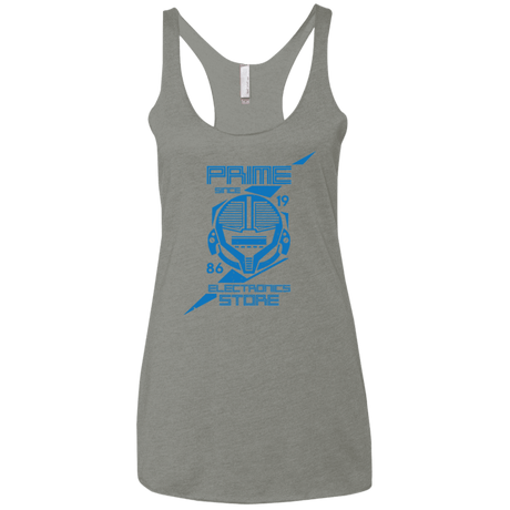 T-Shirts Venetian Grey / X-Small Prime electronics Women's Triblend Racerback Tank