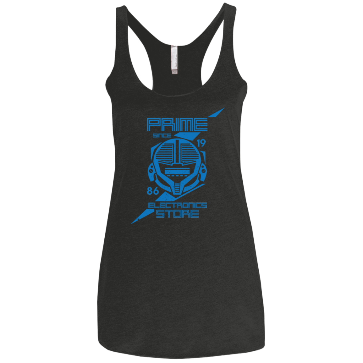 T-Shirts Vintage Black / X-Small Prime electronics Women's Triblend Racerback Tank