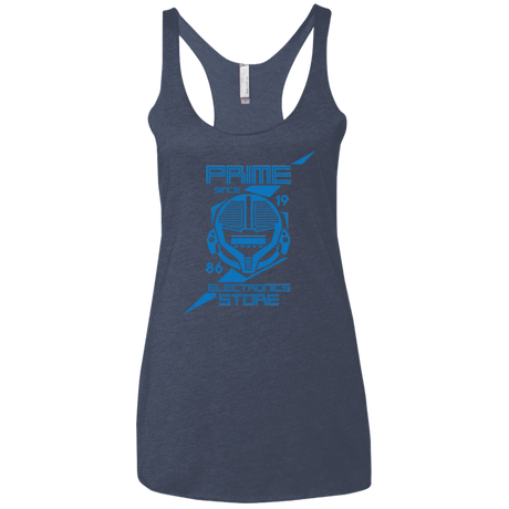 T-Shirts Vintage Navy / X-Small Prime electronics Women's Triblend Racerback Tank