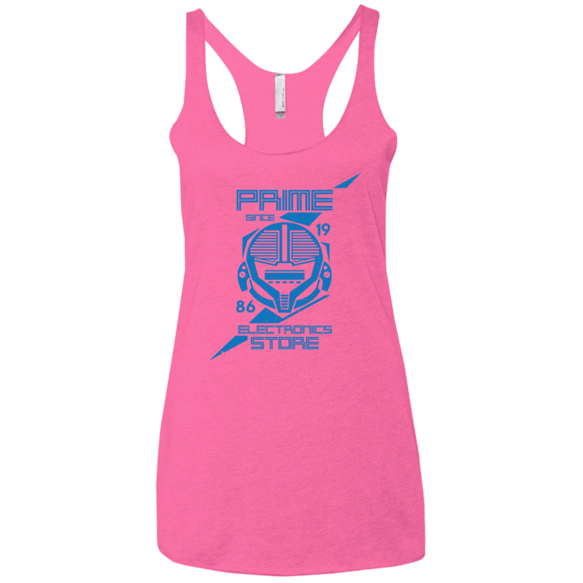 T-Shirts Vintage Pink / X-Small Prime electronics Women's Triblend Racerback Tank