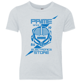 T-Shirts Heather White / YXS Prime electronics Youth Triblend T-Shirt