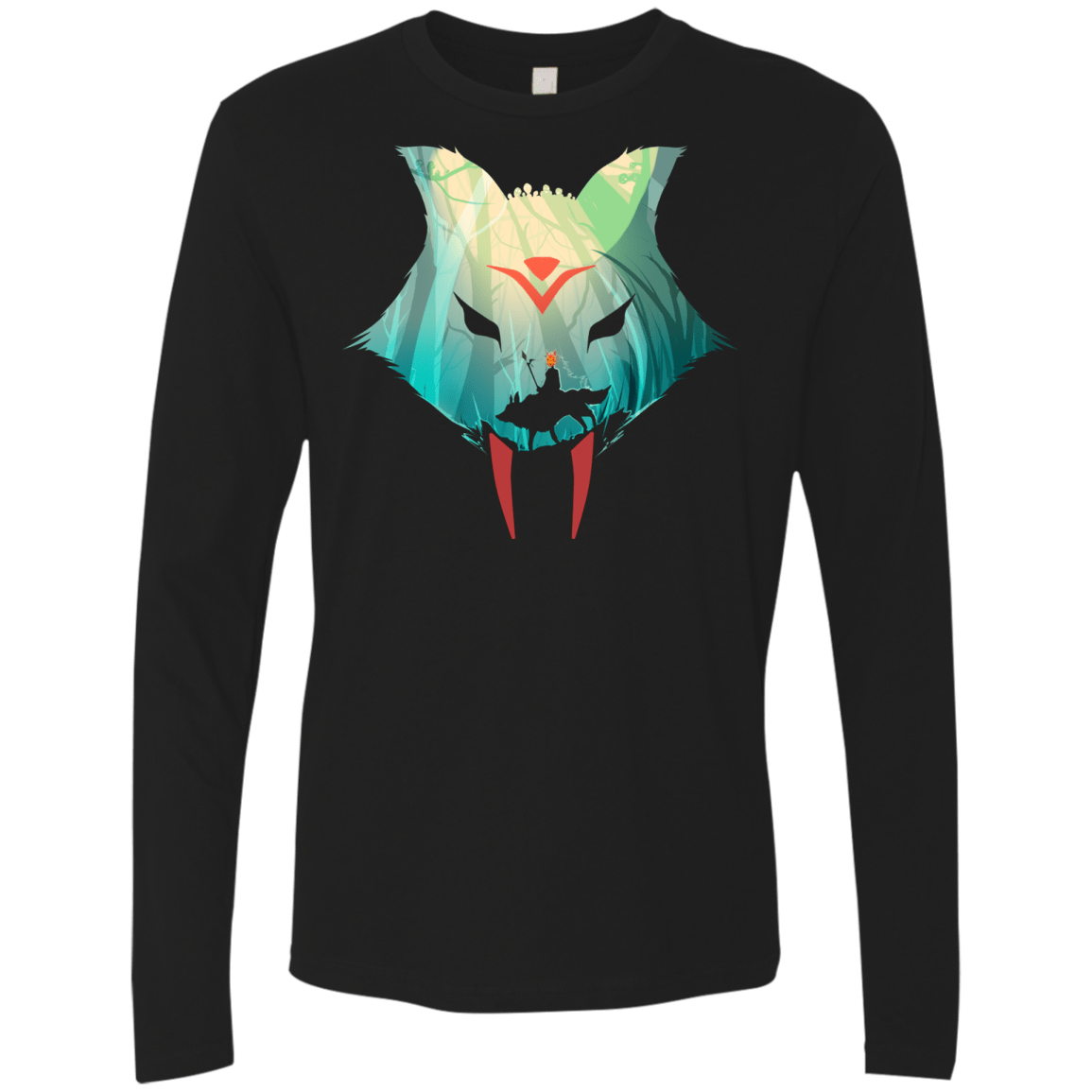 T-Shirts Black / S Prince Momo Men's Premium Long Sleeve