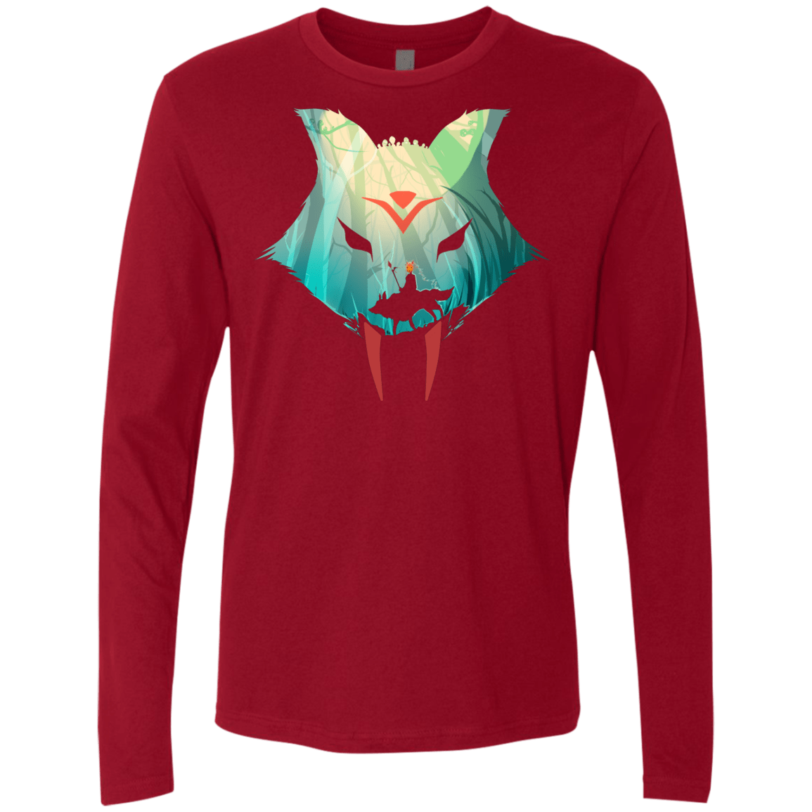 T-Shirts Cardinal / S Prince Momo Men's Premium Long Sleeve