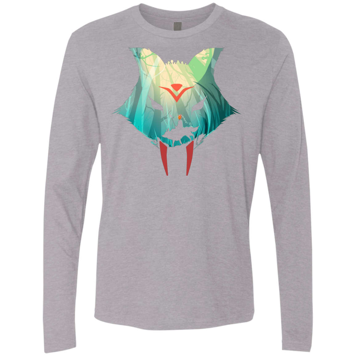 T-Shirts Heather Grey / S Prince Momo Men's Premium Long Sleeve