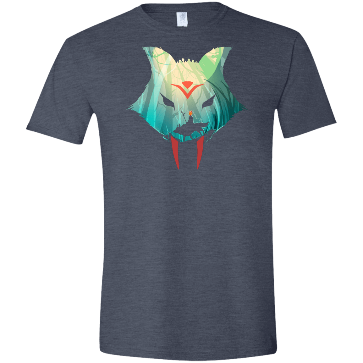 T-Shirts Heather Navy / S Prince Momo Men's Semi-Fitted Softstyle