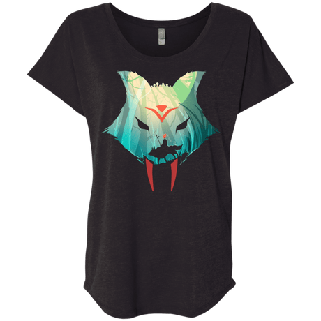 T-Shirts Vintage Black / X-Small Prince Momo Triblend Dolman Sleeve