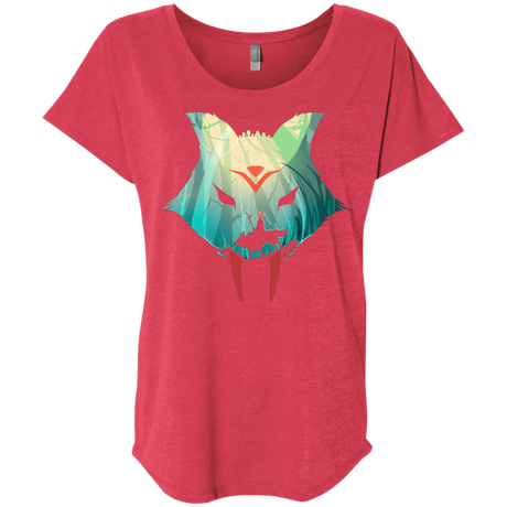 T-Shirts Vintage Red / X-Small Prince Momo Triblend Dolman Sleeve