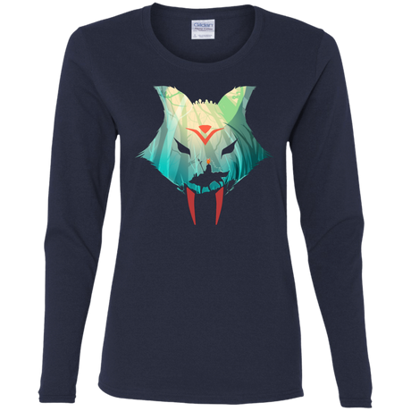 T-Shirts Navy / S Prince Momo Women's Long Sleeve T-Shirt