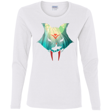 T-Shirts White / S Prince Momo Women's Long Sleeve T-Shirt
