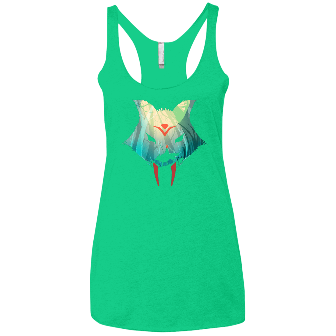T-Shirts Envy / X-Small Prince Momo Women's Triblend Racerback Tank