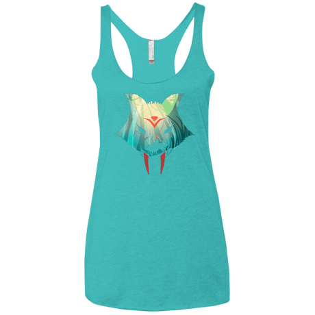 T-Shirts Tahiti Blue / X-Small Prince Momo Women's Triblend Racerback Tank