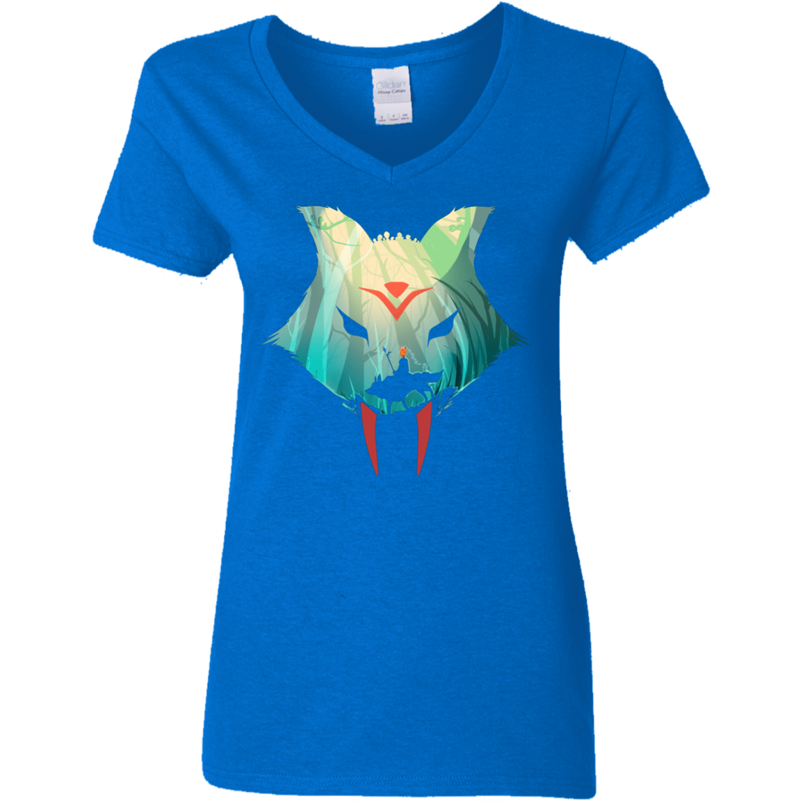 T-Shirts Royal / S Prince Momo Women's V-Neck T-Shirt