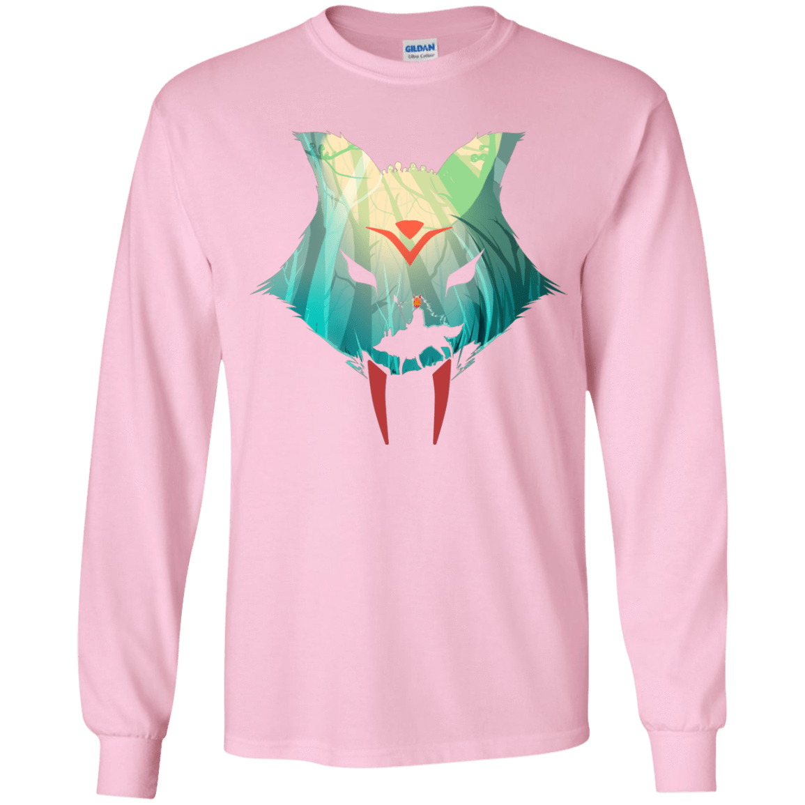 T-Shirts Light Pink / YS Prince Momo Youth Long Sleeve T-Shirt
