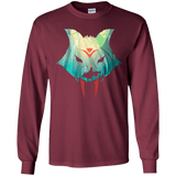 T-Shirts Maroon / YS Prince Momo Youth Long Sleeve T-Shirt