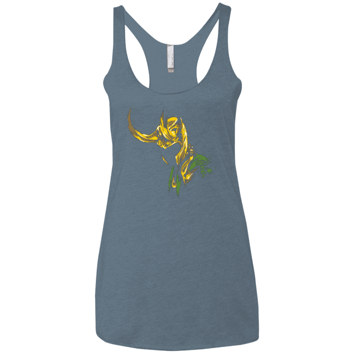 T-Shirts Indigo / X-Small PRINCE OF MISCHIEF Women's Triblend Racerback Tank