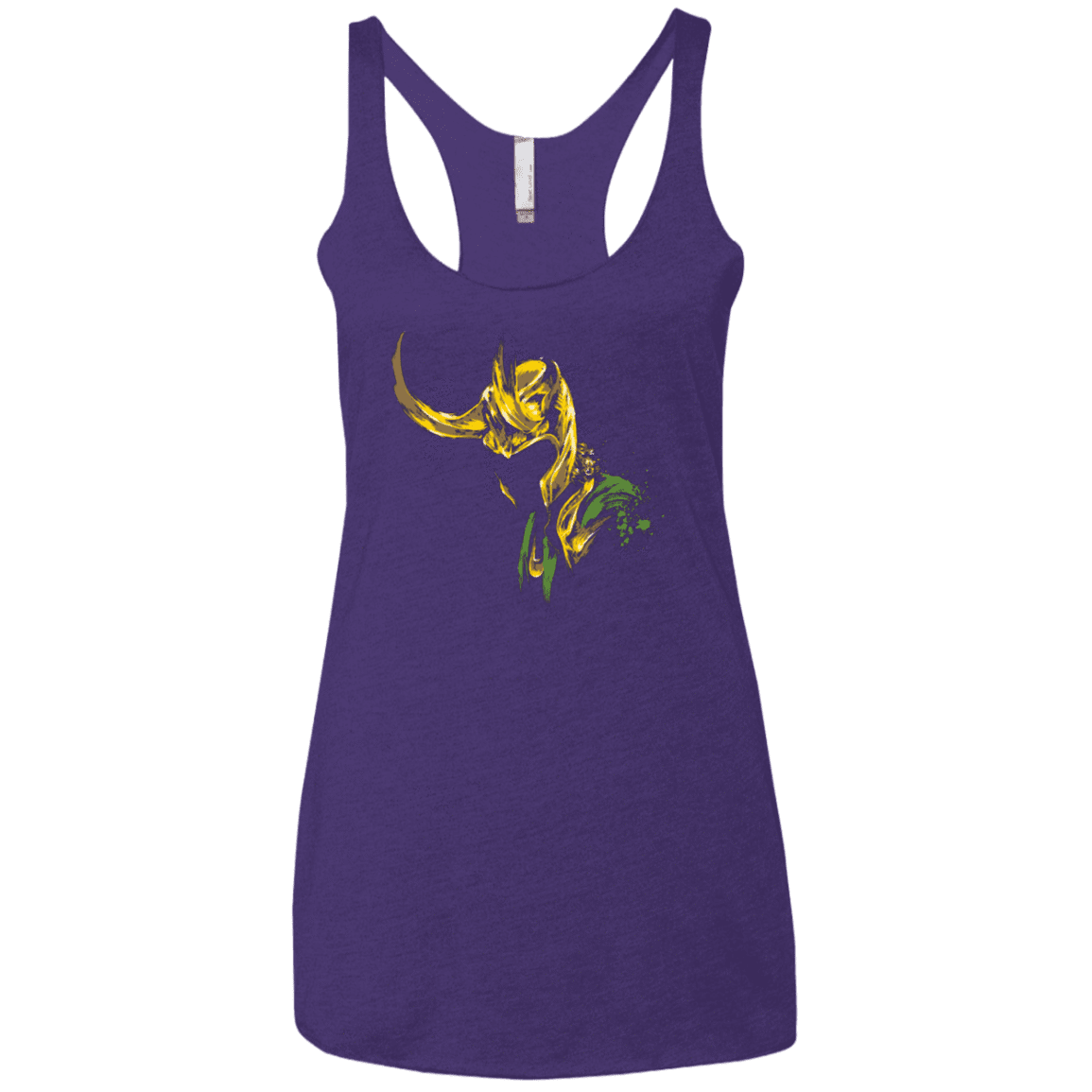 T-Shirts Purple / X-Small PRINCE OF MISCHIEF Women's Triblend Racerback Tank