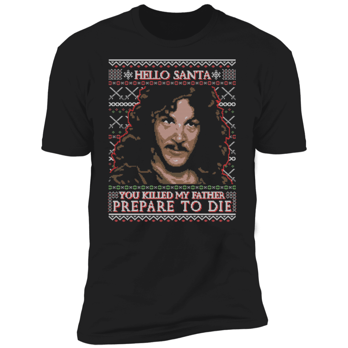 T-Shirts Black / X-Small Princess Bride Inigo Ugly Sweater Men's Premium T-Shirt