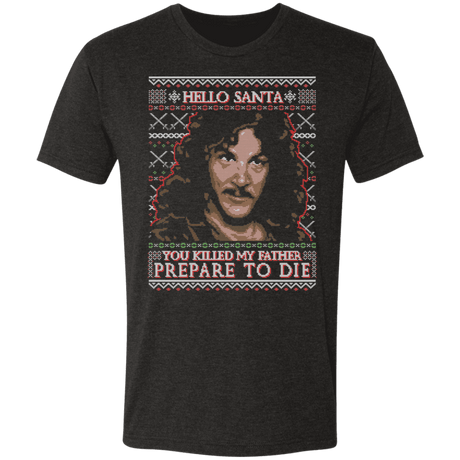 T-Shirts Vintage Black / S Princess Bride Inigo Ugly Sweater Men's Triblend T-Shirt