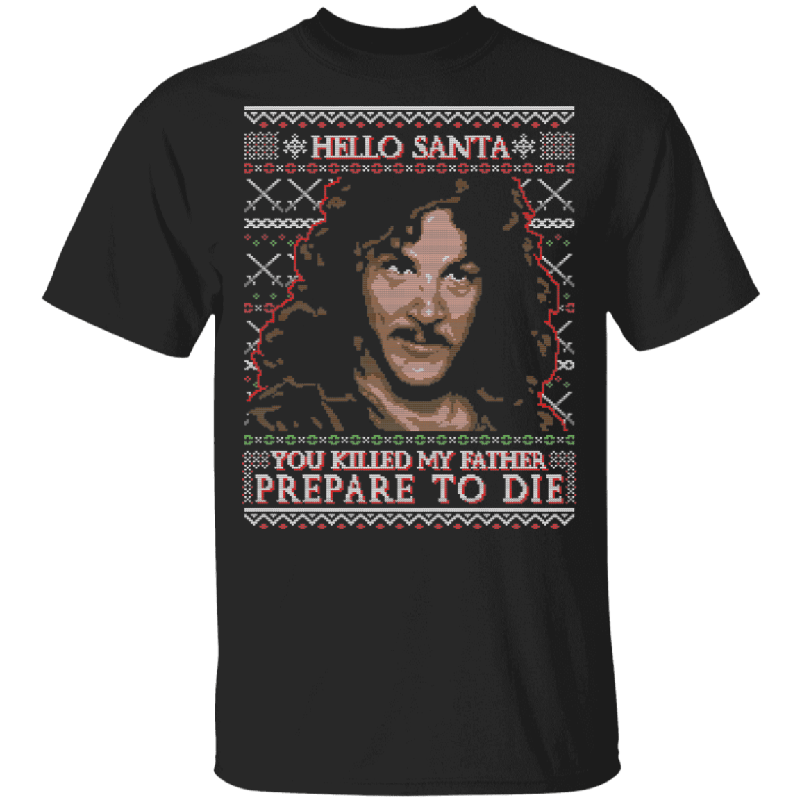T-Shirts Black / YXS Princess Bride Inigo Ugly Sweater Youth T-Shirt