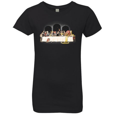 T-Shirts Black / YXS Princess Dinner (2) Girls Premium T-Shirt