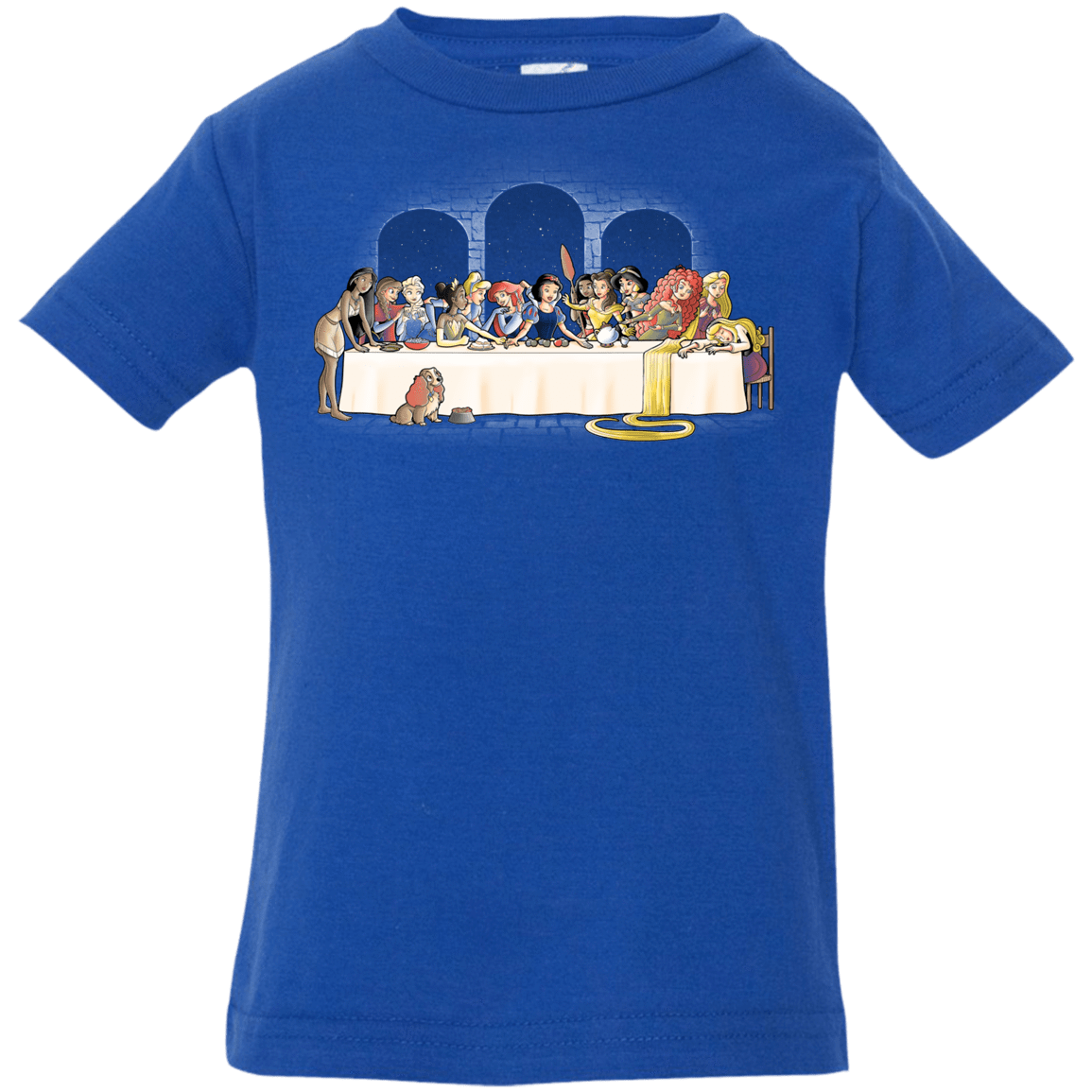 T-Shirts Royal / 6 Months Princess Dinner (2) Infant Premium T-Shirt