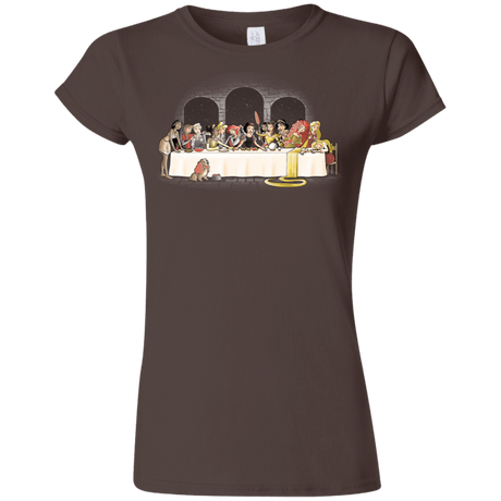 T-Shirts Dark Chocolate / S Princess Dinner (2) Junior Slimmer-Fit T-Shirt