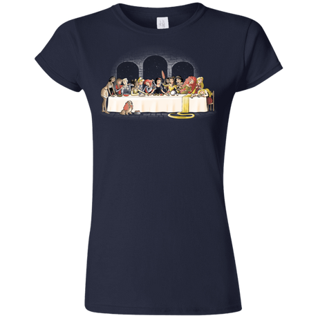 T-Shirts Navy / S Princess Dinner (2) Junior Slimmer-Fit T-Shirt