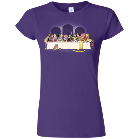 T-Shirts Purple / S Princess Dinner (2) Junior Slimmer-Fit T-Shirt