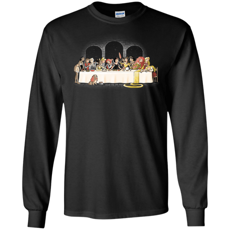 T-Shirts Black / S Princess Dinner (2) Men's Long Sleeve T-Shirt