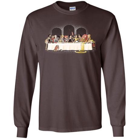 T-Shirts Dark Chocolate / S Princess Dinner (2) Men's Long Sleeve T-Shirt