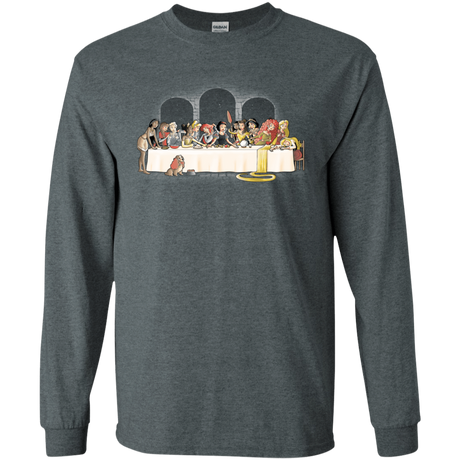 T-Shirts Dark Heather / S Princess Dinner (2) Men's Long Sleeve T-Shirt