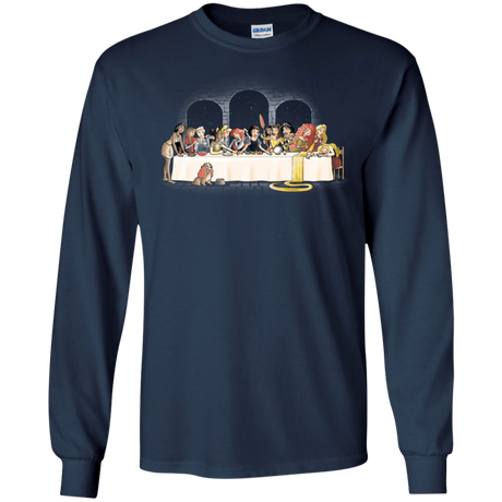 T-Shirts Navy / S Princess Dinner (2) Men's Long Sleeve T-Shirt