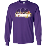 T-Shirts Purple / S Princess Dinner (2) Men's Long Sleeve T-Shirt