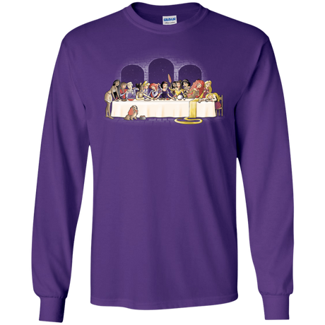 T-Shirts Purple / S Princess Dinner (2) Men's Long Sleeve T-Shirt