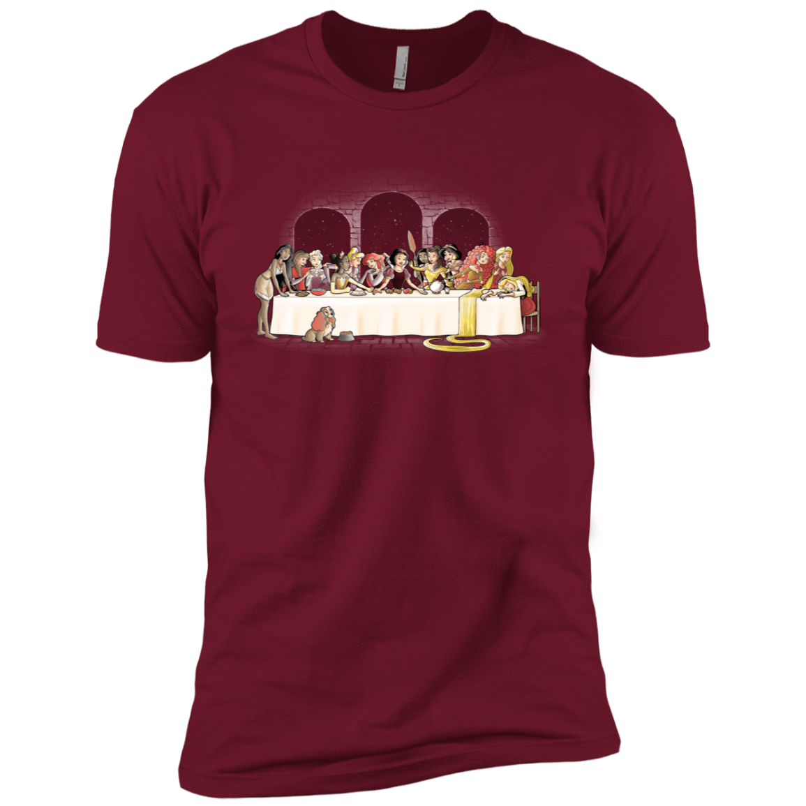 T-Shirts Cardinal / X-Small Princess Dinner (2) Men's Premium T-Shirt