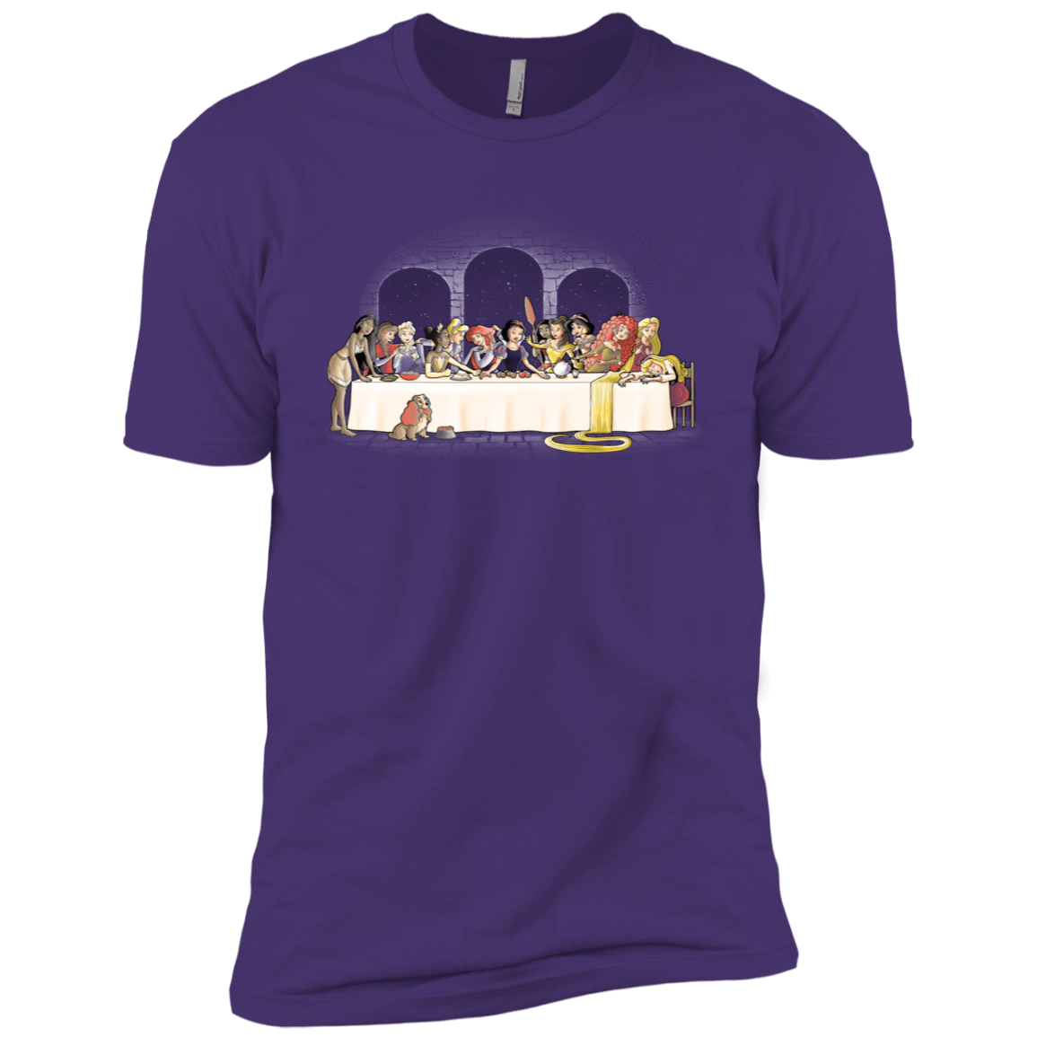 T-Shirts Purple Rush/ / X-Small Princess Dinner (2) Men's Premium T-Shirt