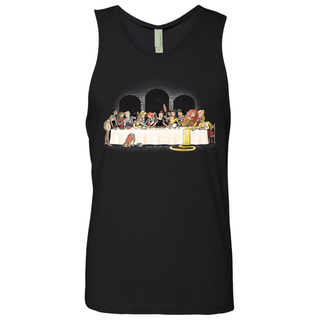 T-Shirts Black / S Princess Dinner (2) Men's Premium Tank Top