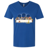 T-Shirts Royal / X-Small Princess Dinner (2) Men's Premium V-Neck