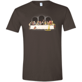 T-Shirts Dark Chocolate / S Princess Dinner (2) Men's Semi-Fitted Softstyle