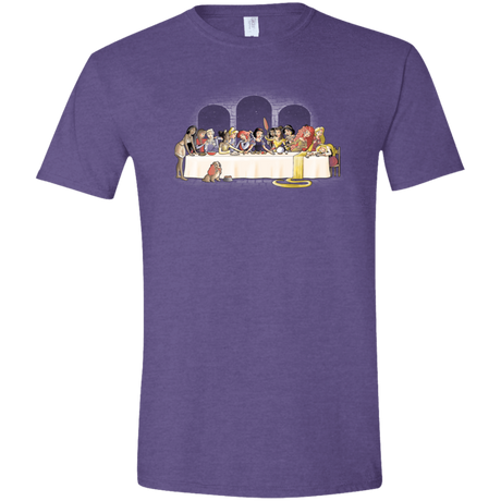 T-Shirts Heather Purple / S Princess Dinner (2) Men's Semi-Fitted Softstyle