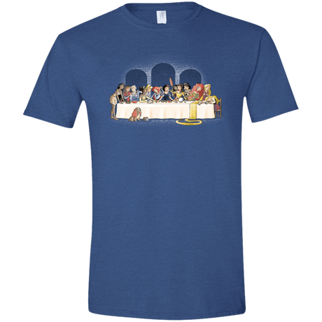 T-Shirts Heather Royal / X-Small Princess Dinner (2) Men's Semi-Fitted Softstyle