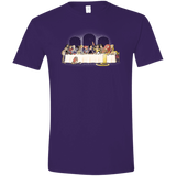 T-Shirts Purple / S Princess Dinner (2) Men's Semi-Fitted Softstyle