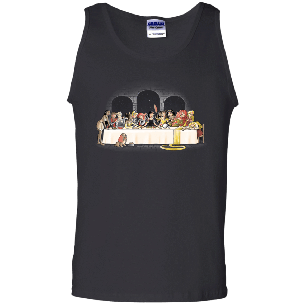 T-Shirts Black / S Princess Dinner (2) Men's Tank Top