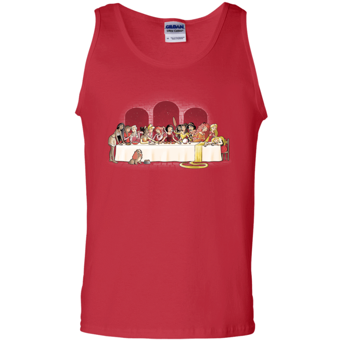 T-Shirts Red / S Princess Dinner (2) Men's Tank Top