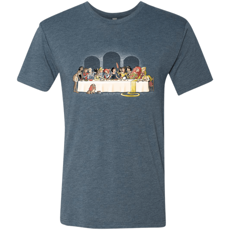 T-Shirts Indigo / S Princess Dinner (2) Men's Triblend T-Shirt