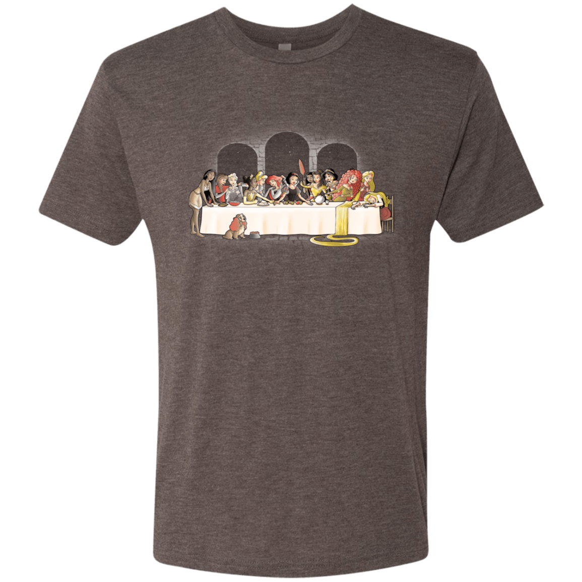 T-Shirts Macchiato / S Princess Dinner (2) Men's Triblend T-Shirt