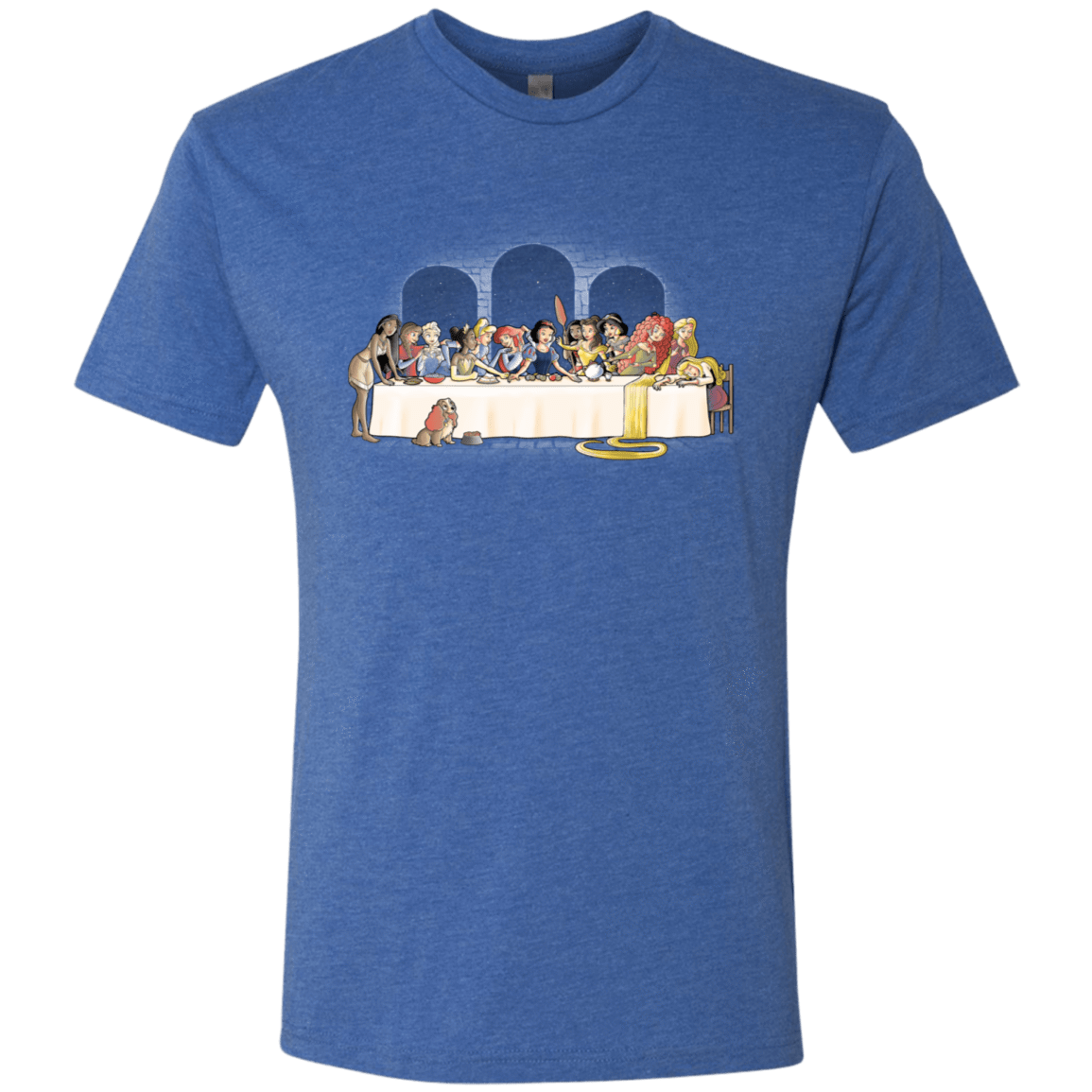 T-Shirts Vintage Royal / S Princess Dinner (2) Men's Triblend T-Shirt